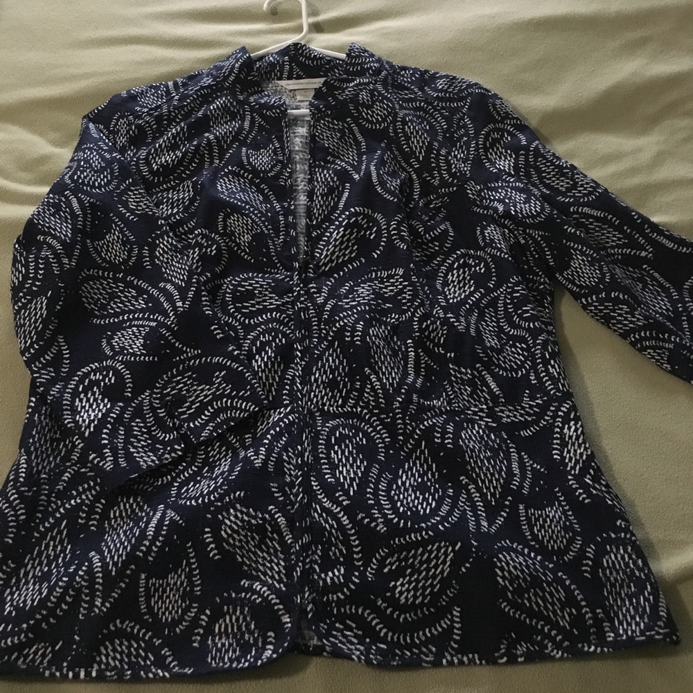 Ladies light cotton blazer