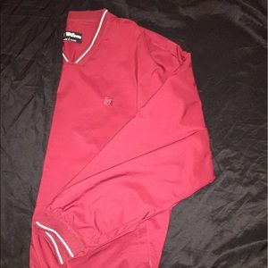 Wilson windbreaker v neck