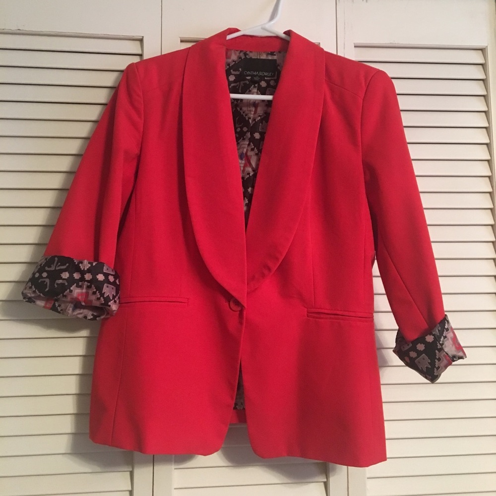 Orange Blazer