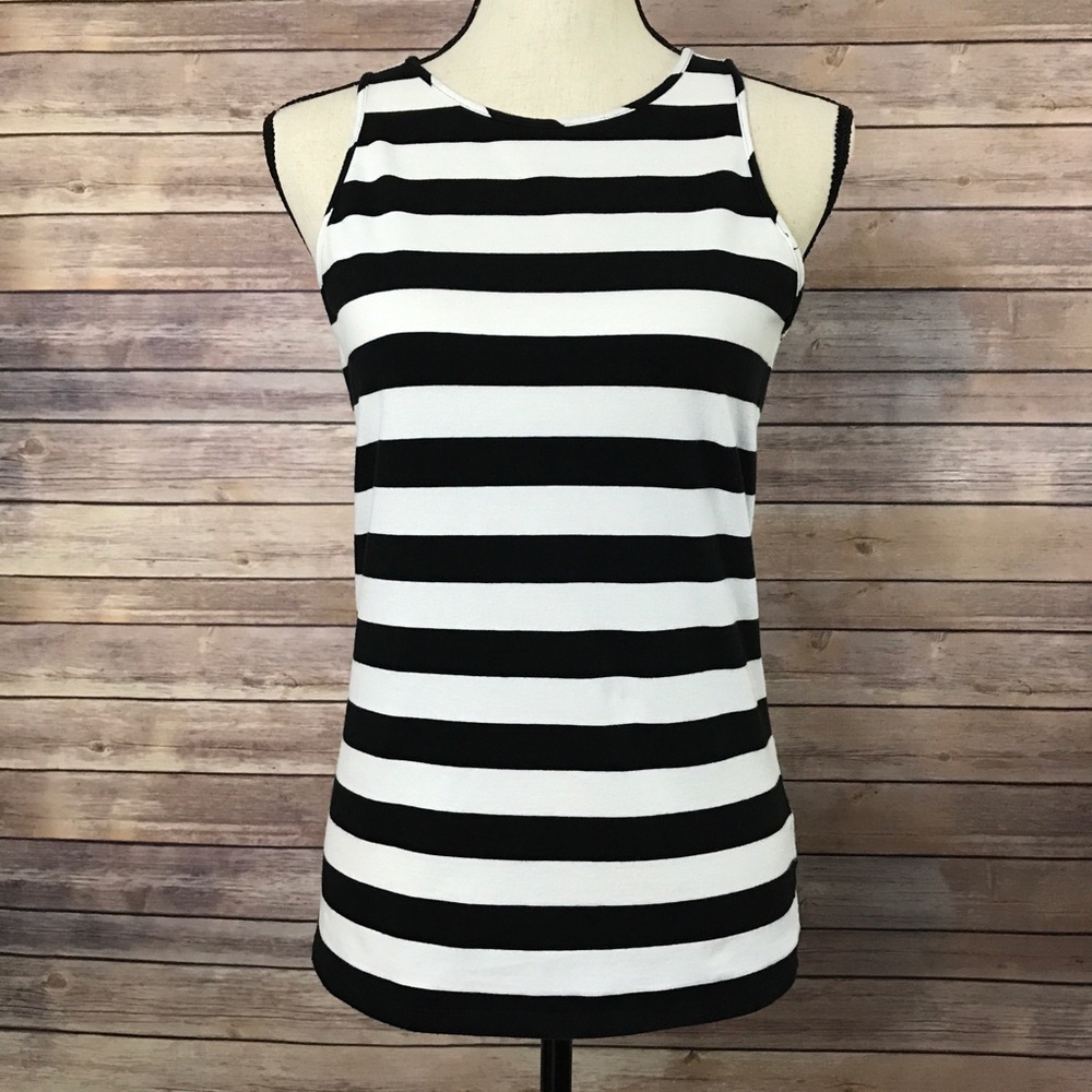 Lauren RL Sleeveless Striped Top GUC