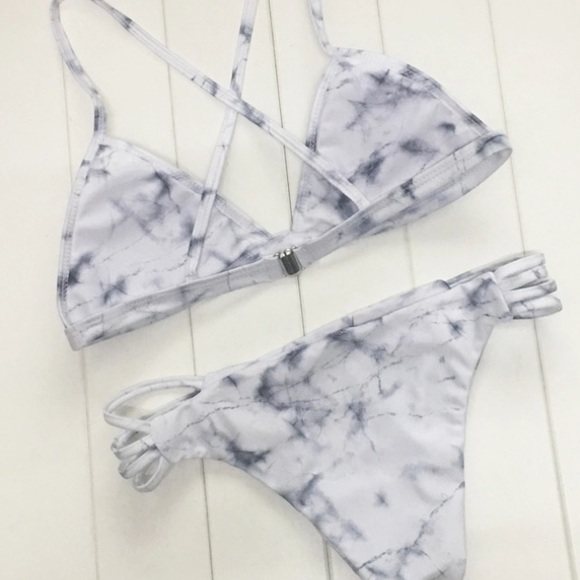 Marble Cheeky Bikini - Picture 2 of 4
