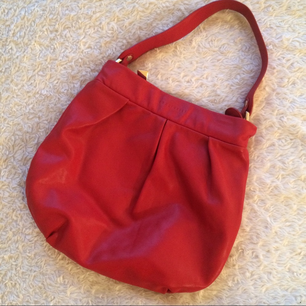Coccinelle bright red leather purse