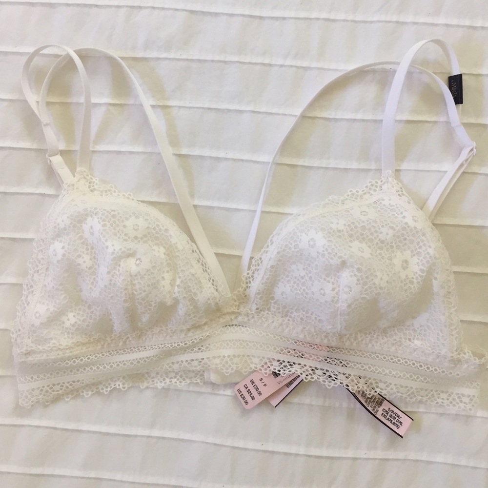 Victoria's Secret Crochet Lace Triangle Bralette