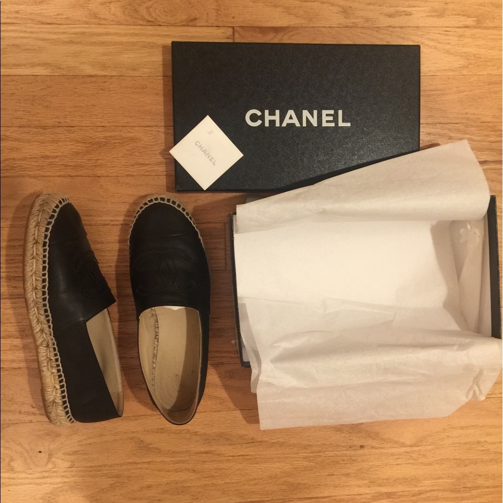 Authentic Chanel espadrilles 38