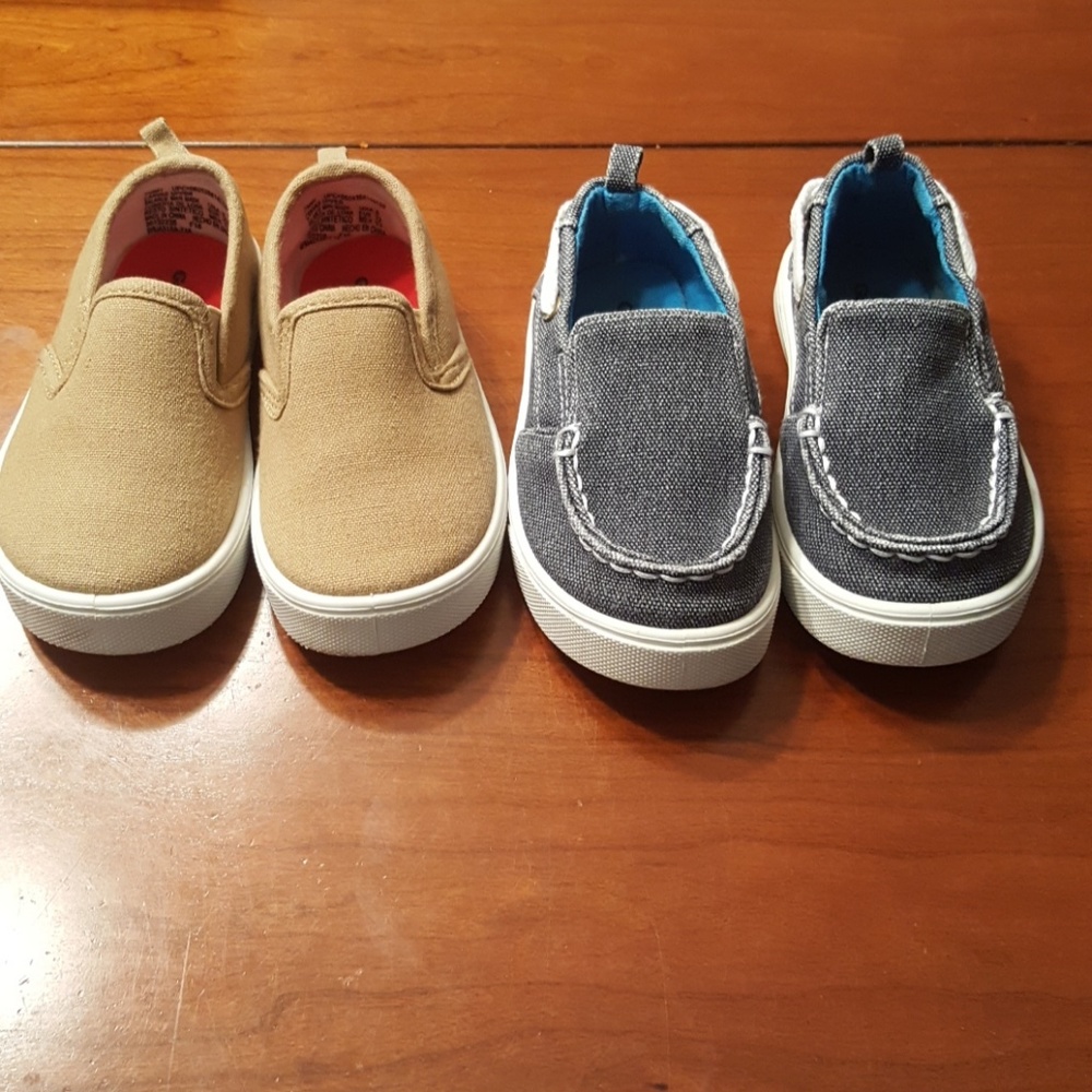 2 sets boys loafer sz 6T