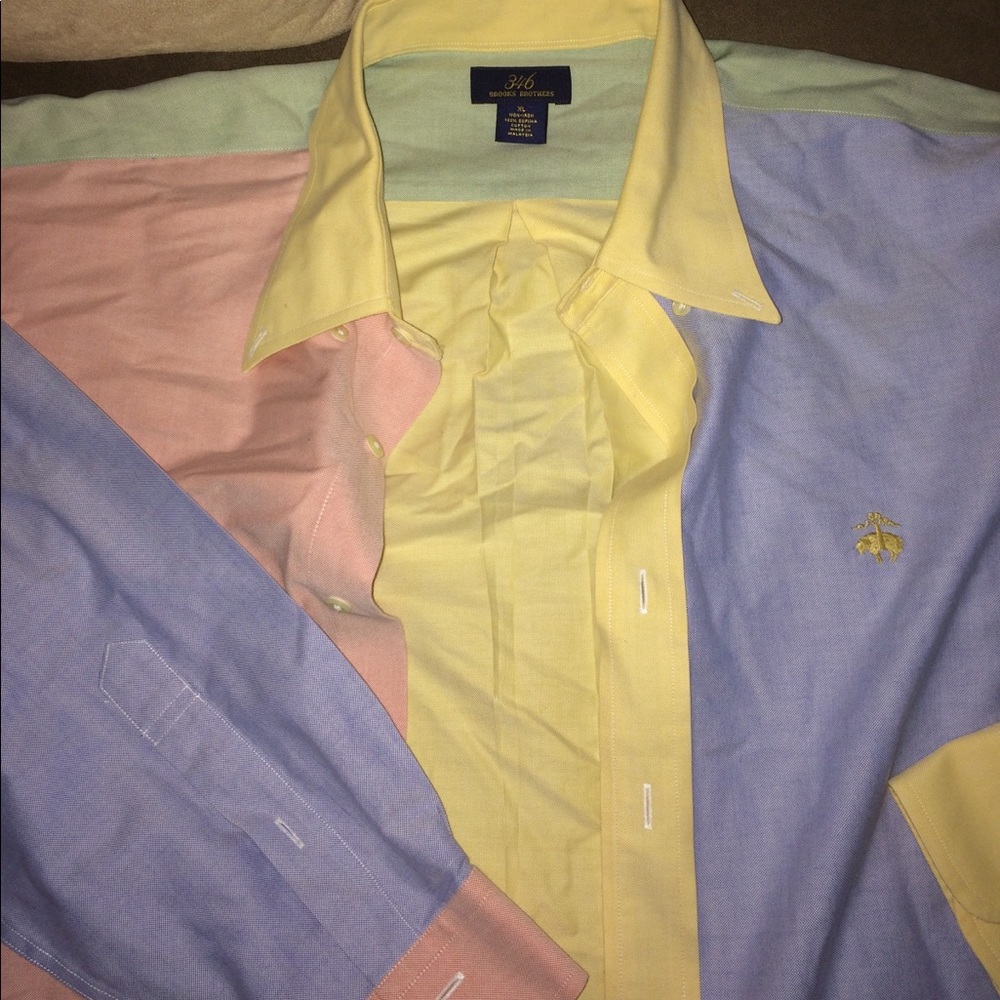 Brooks Bros button-down shirt.