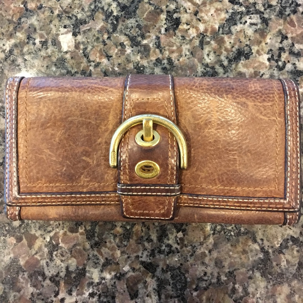 Coach leather wallet