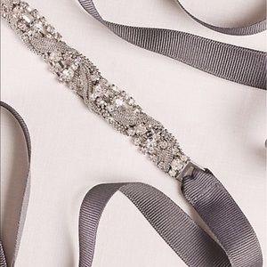 Vera Wang Pewter Sash-Belt
