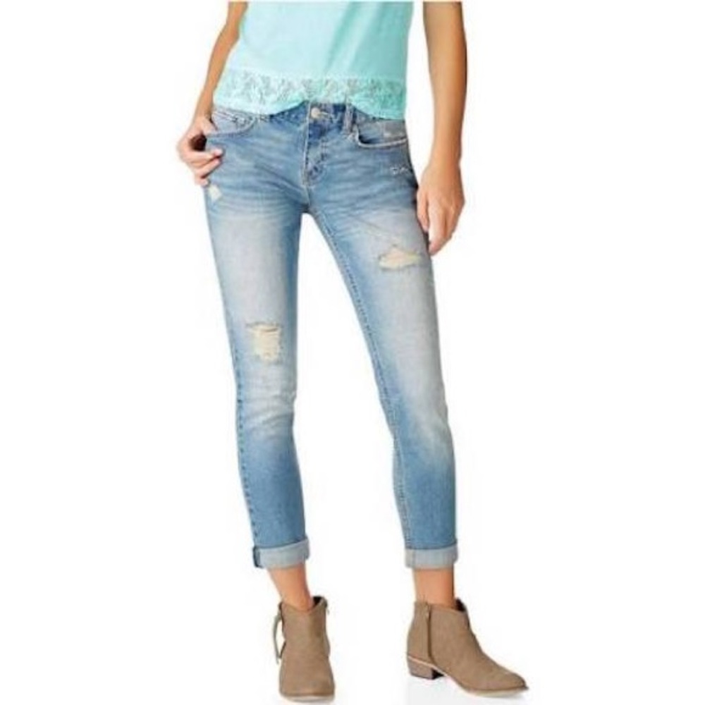 Aeropostale Size 0 Kylie Boyfriend Distressed Jean