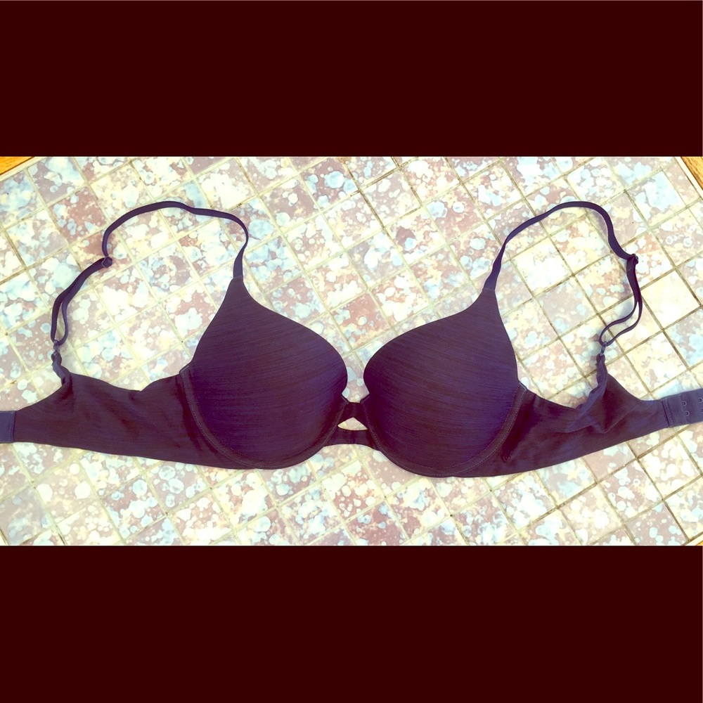 Victoria's Secret Perfect Shape Blue/Black Bra