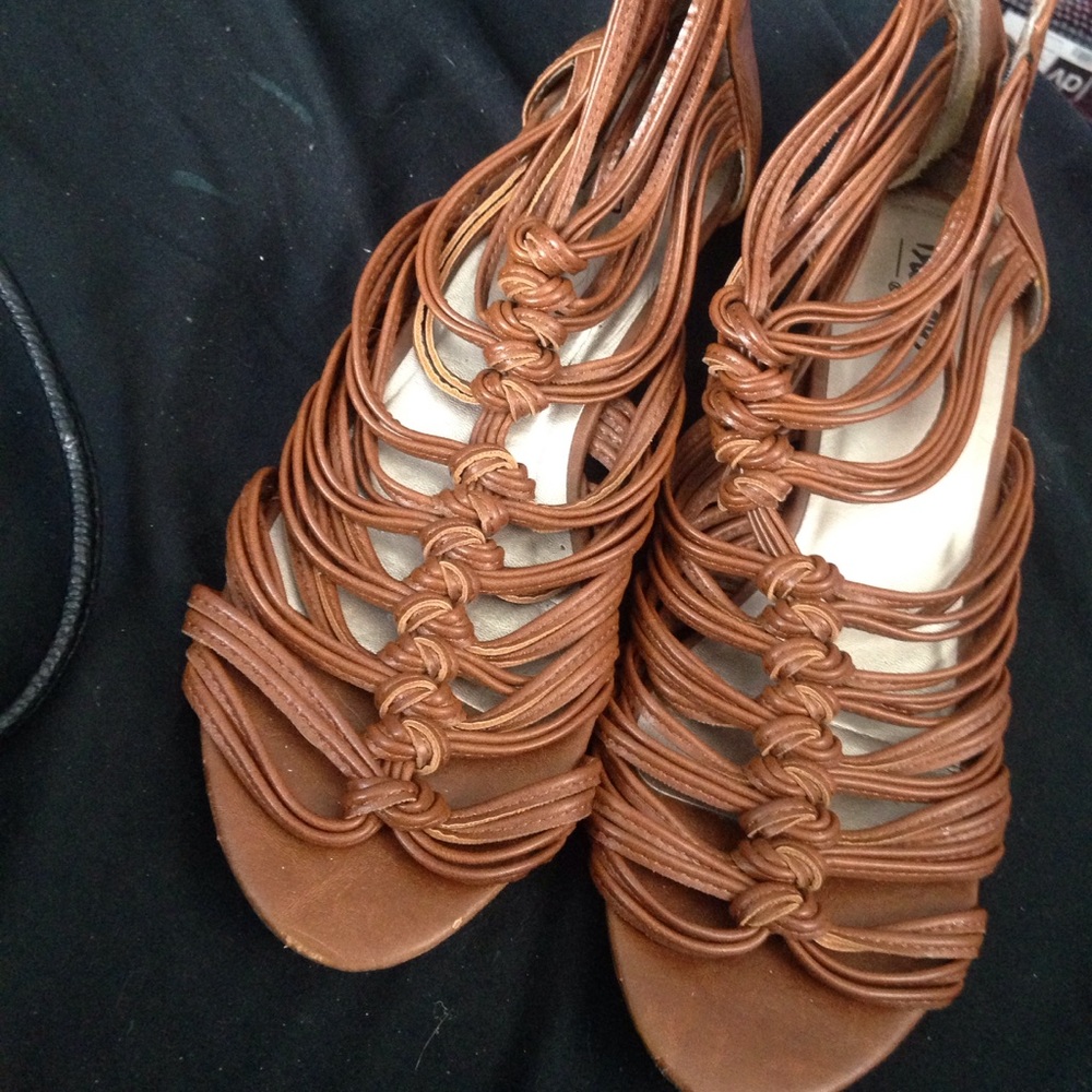 light brown sandals