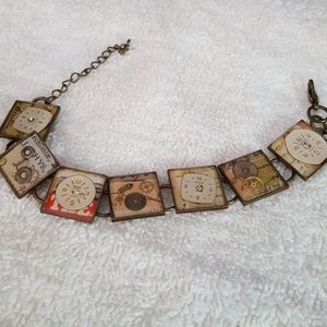 Fun "clock" bracelet