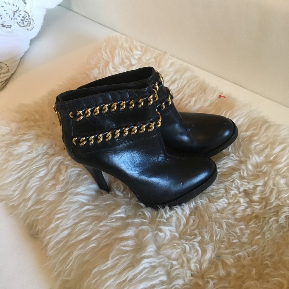 Tory Burch black Lysa ankle boots