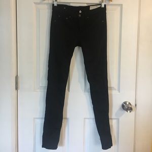 Rag & Bone black legging jeans in size 26.