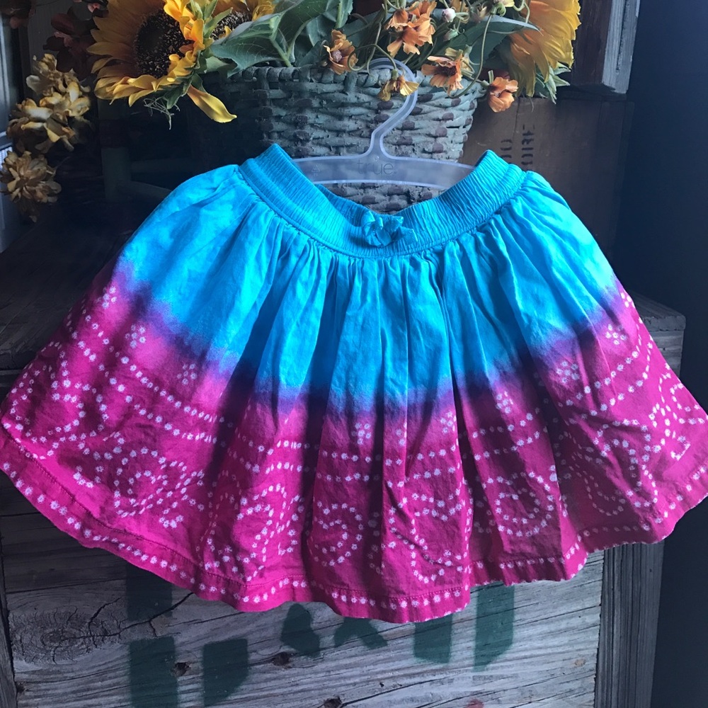 Sweet skirt with heart, butterfly & floral pattern