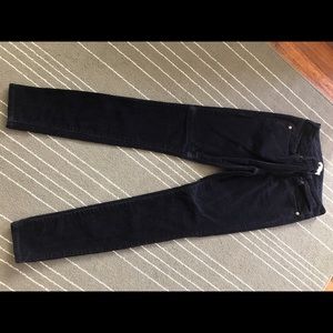 Navy blue corduroy pants