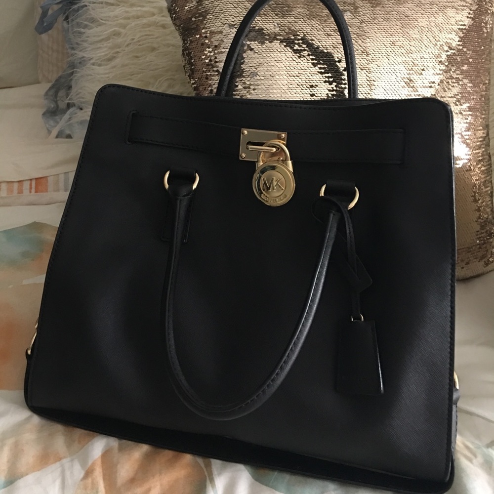 Classic Black Large Authentic MK Bag