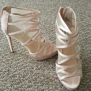 Steve Madden rhinestone encrusted heels 8.5