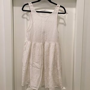 Amuse Society cream with gold vertical strips