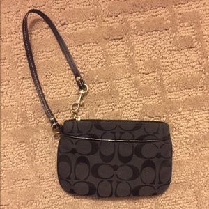 Coach wristlet- Black
