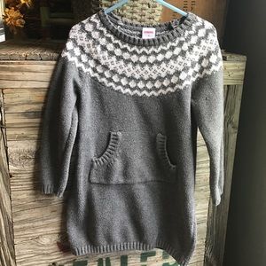 Little Girls long sleeve sweater dress