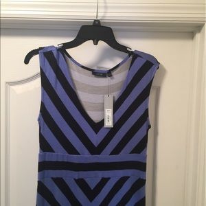 Apt. 9 Black/Blue striped Long length Maxi