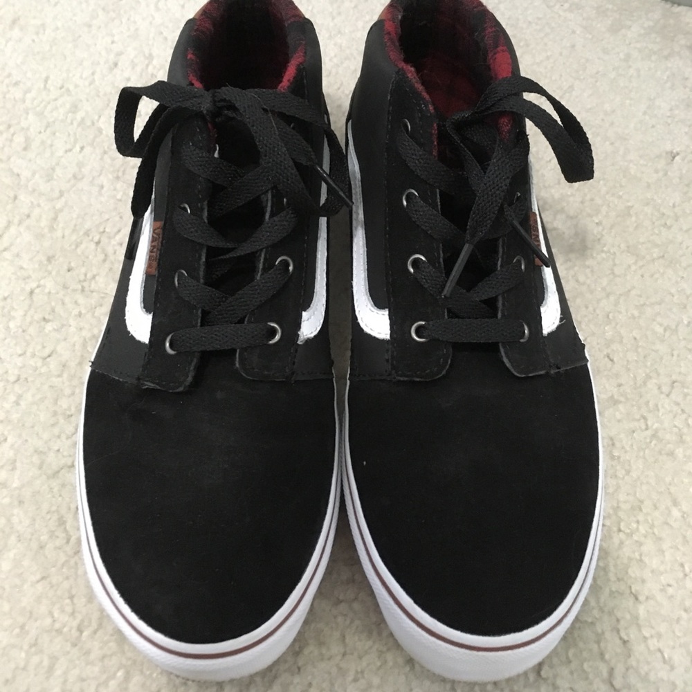 Black Mid-Top Vans