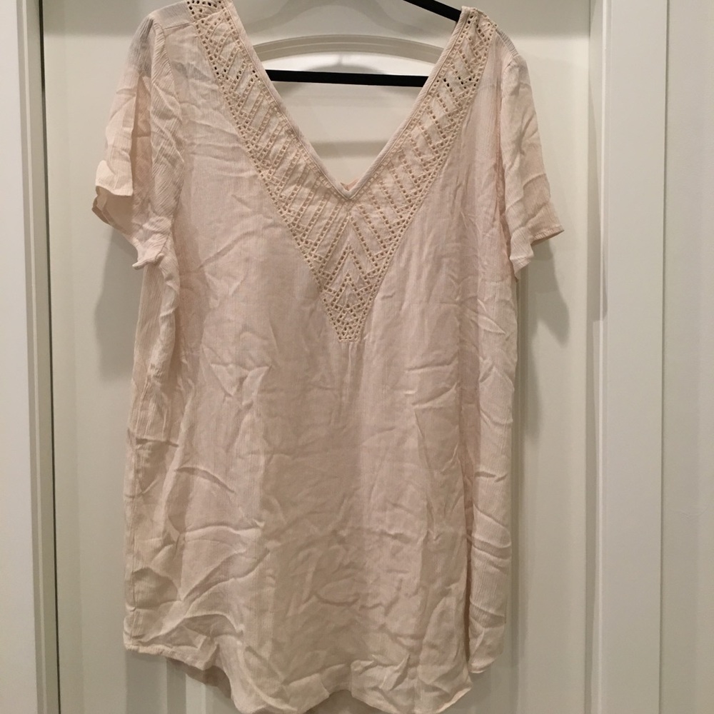 Amuse Society cream colored dress
