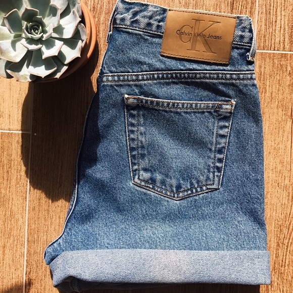 Urban Outfitters Pants - ✨ Vintage Calvin Klein High Waist Denim Mom Shorts