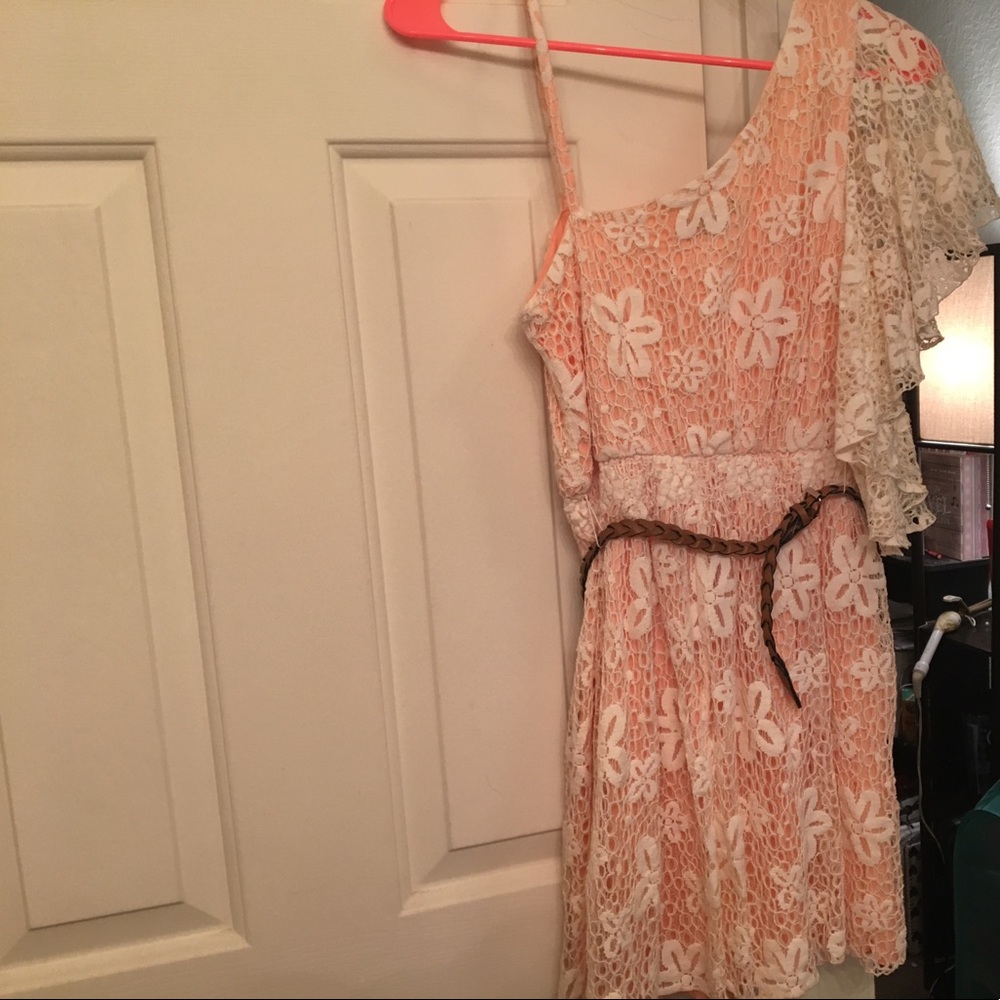 Lace dress.