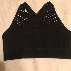 ALALA Yoga black mesh Sports Bra
