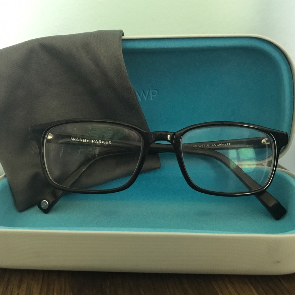 Warby Parker Crane frame with case