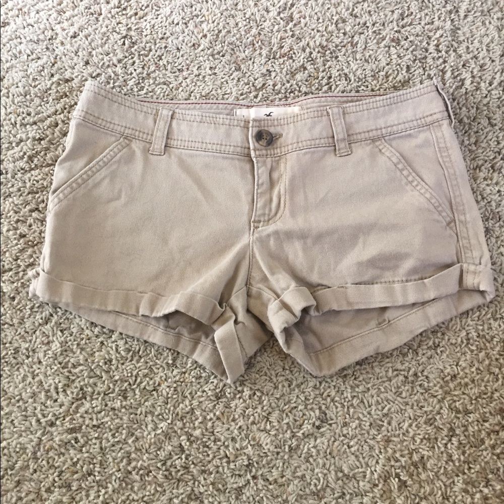 Hollister Khaki Shorts Size 1