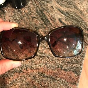 Oliver People's Dark Brown Tortoise Sunglasses