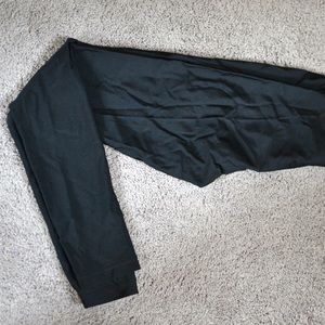 Shiny black leggings (American Apparel)