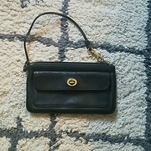 Coach leather wristlet