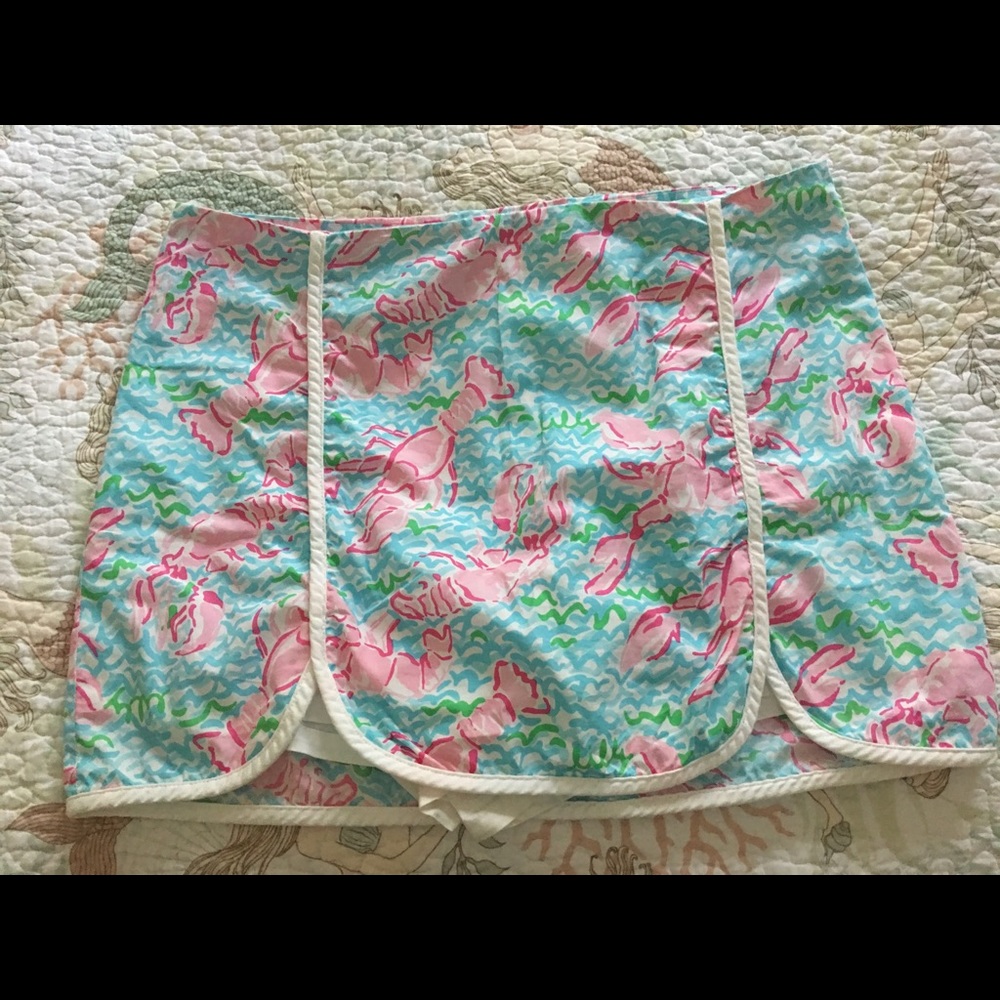 Lilly Pulitzer Lobstah Roll skort.  Size 8