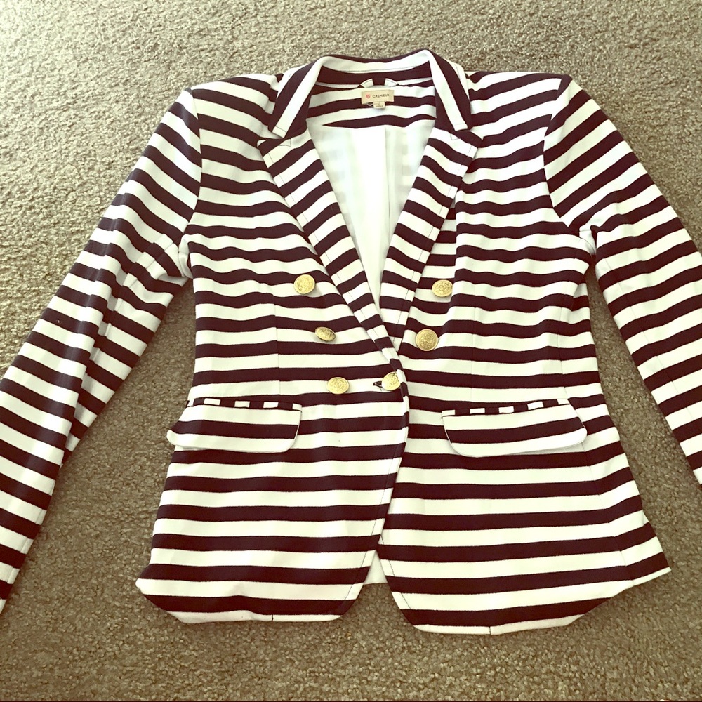 Creamiux Nautical Blazer