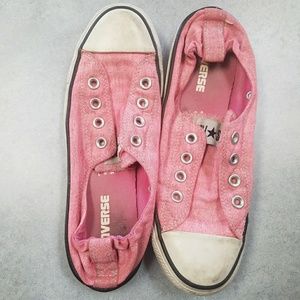 pink slip on converse