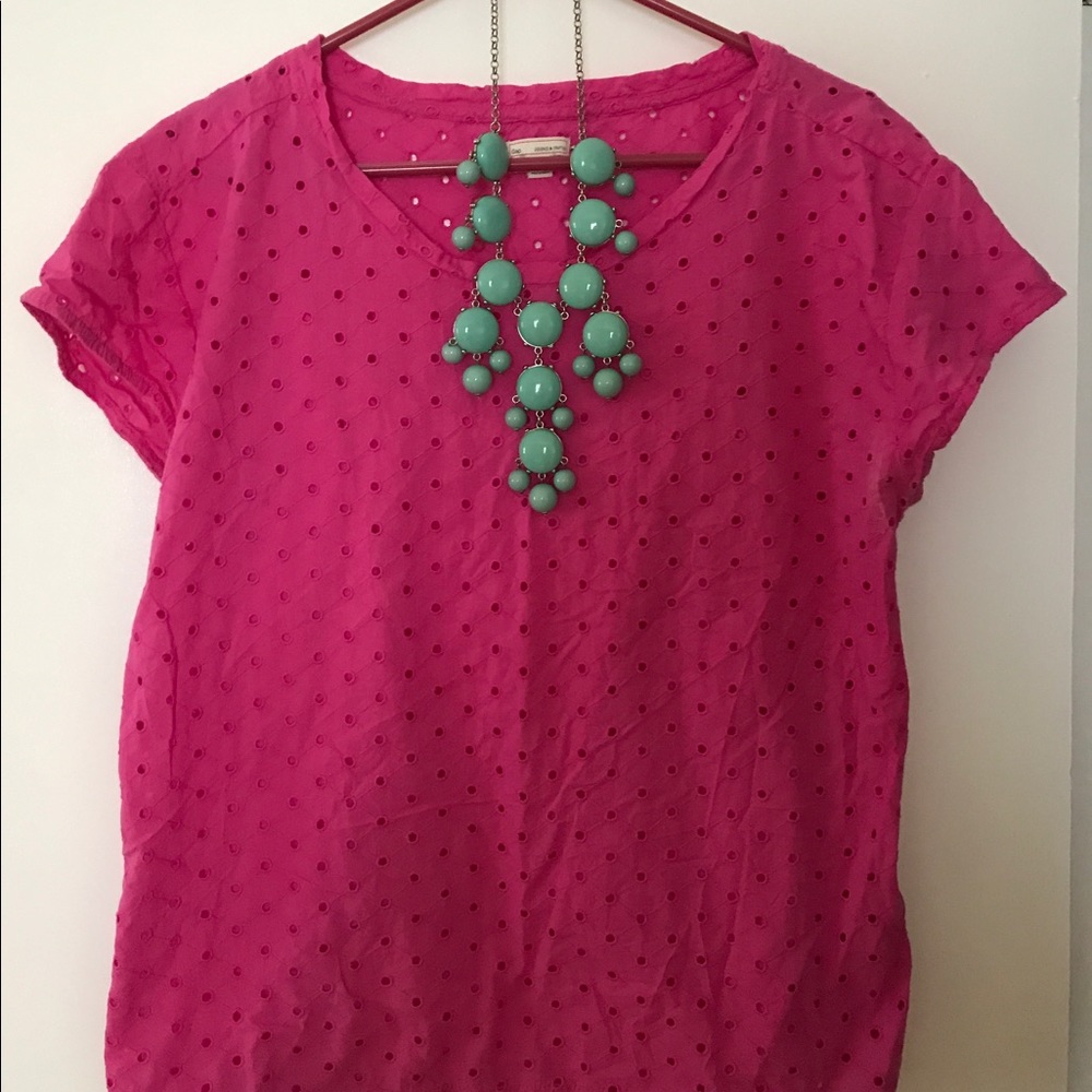 🌟REDUCED!! Gap Eyelet Top with Detachable Matching Cami