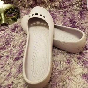 Lavender crocs