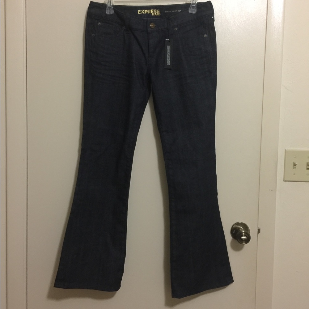 NWT Express Stella bootcut Jeans 6S dark wash