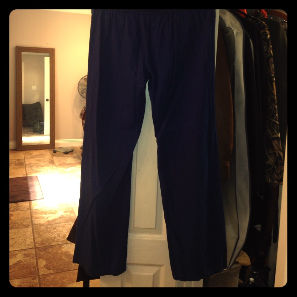Linen palazzo pants