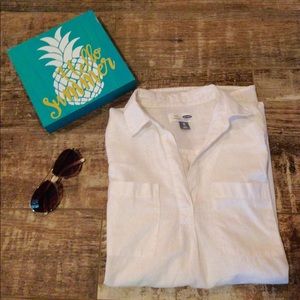 Old Navy linen tunic Size XS