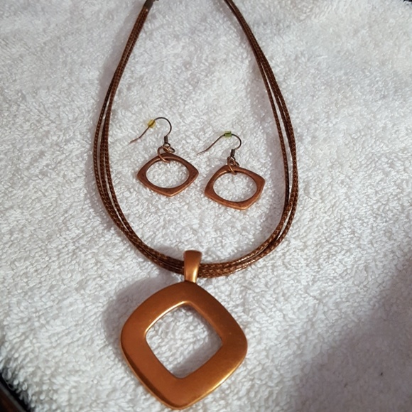 Jewelry - Copper necklace/earrings set