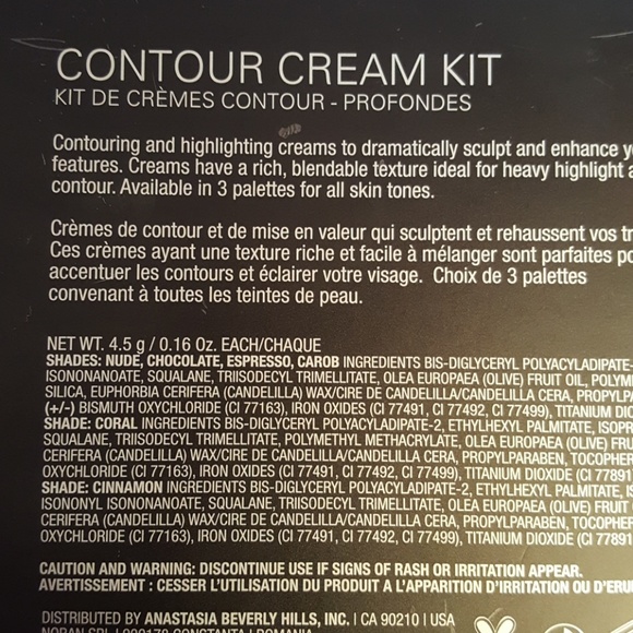 Anastasia  New. Contour cream kit Deep - Picture 4 of 4