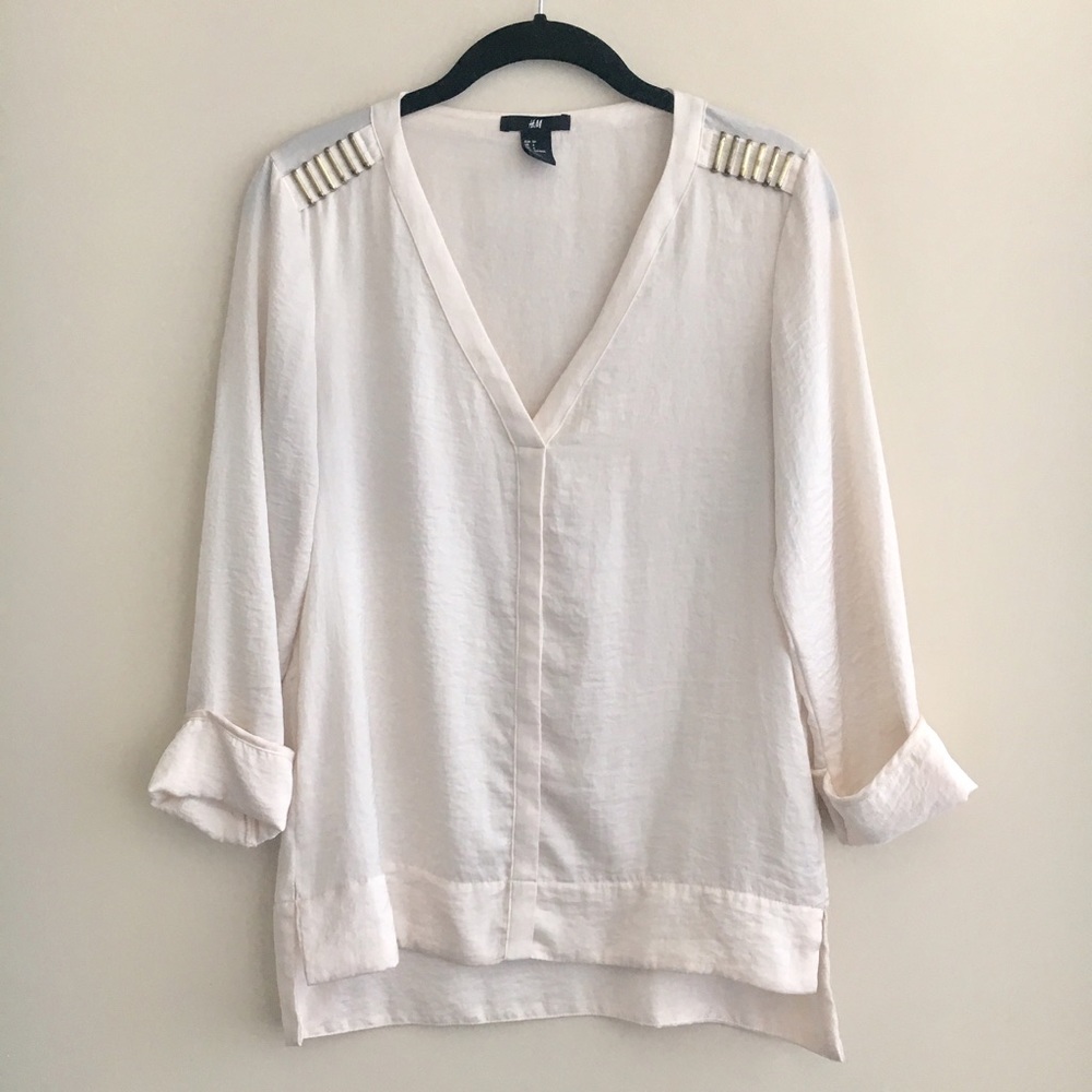 H&M Shoulder Detail Blouse