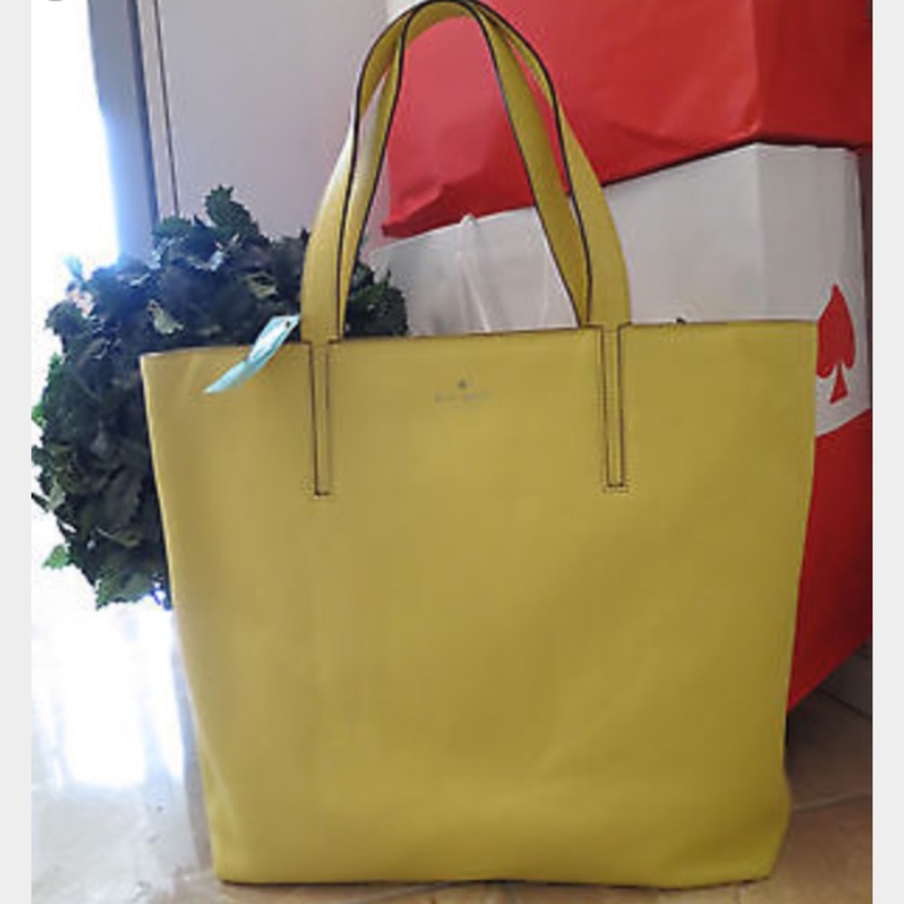 NWT Kate Spade Yellow Tote
