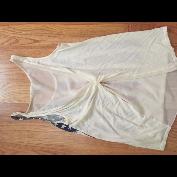 Stars and Stripes knot back tank - Picture 3 of 3