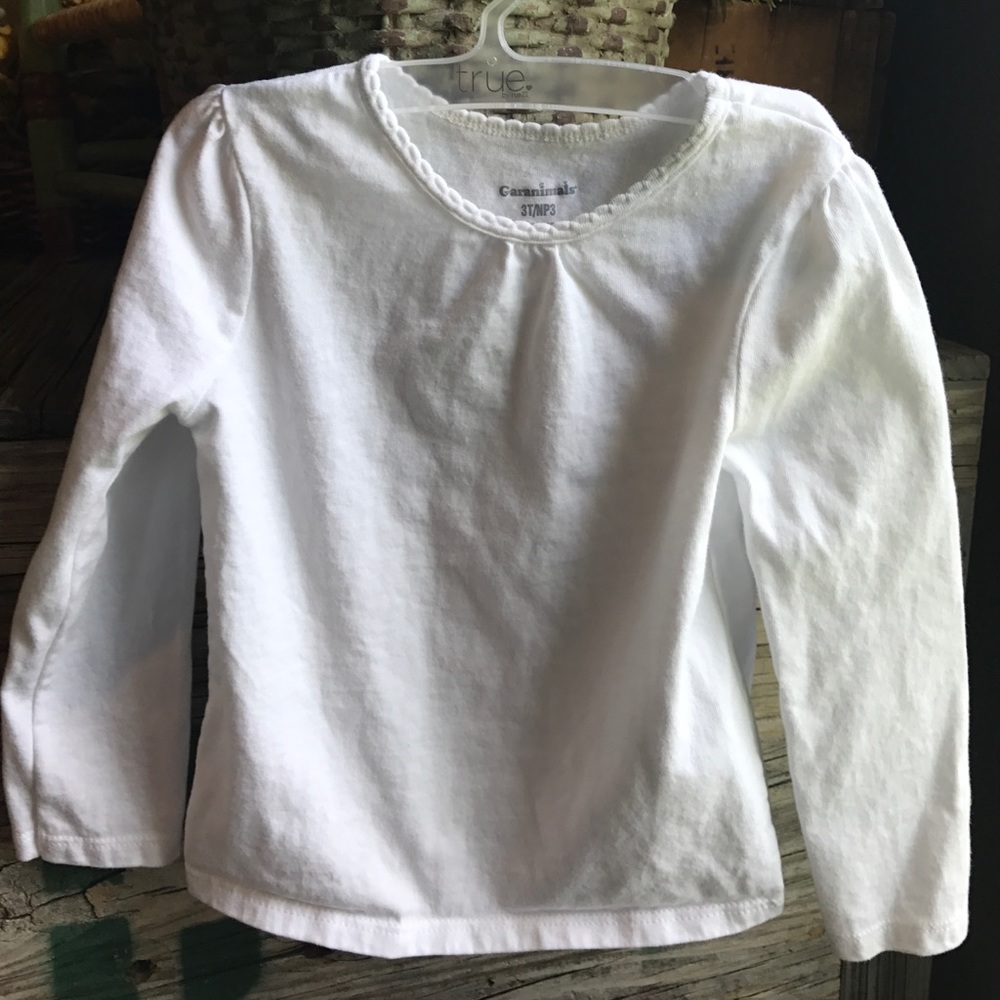 White Garanimals   long sleeve top 💕